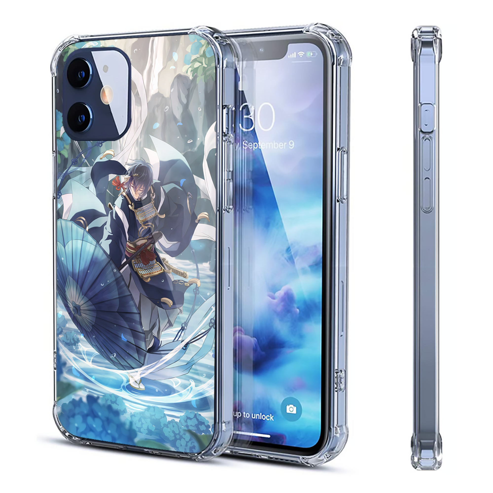 （画像用） 刀剣乱舞 Touken Ranbu 【iPhone 12シリーズ対応】透明スマホケース（クリアソフトケース）